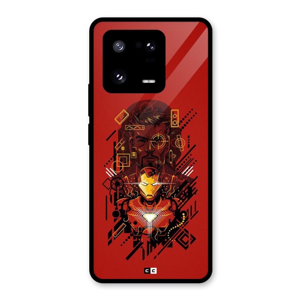 Tony Stark Glass Back Case for Xiaomi 13 Pro