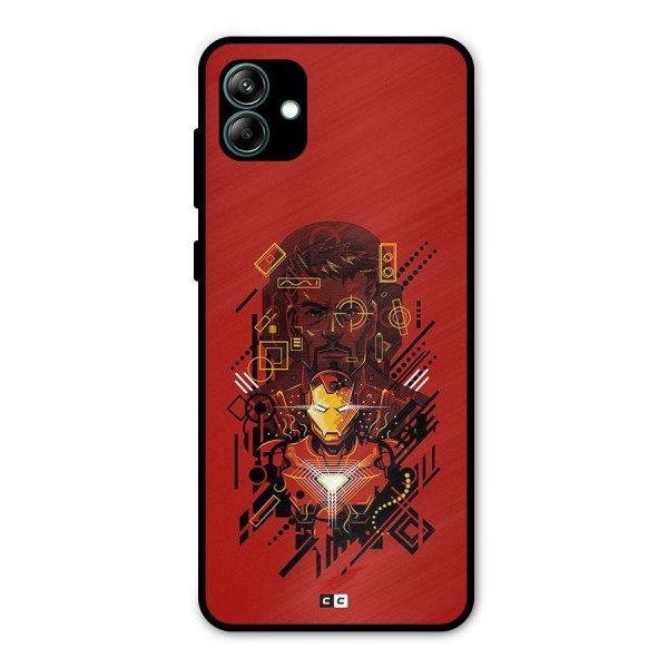 Tony Stark Metal Back Case for Galaxy A04