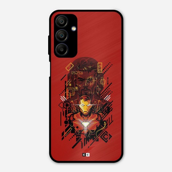 Tony Stark Metal Back Case for Galaxy A15 5G