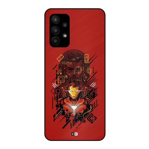 Tony Stark Metal Back Case for Galaxy A23