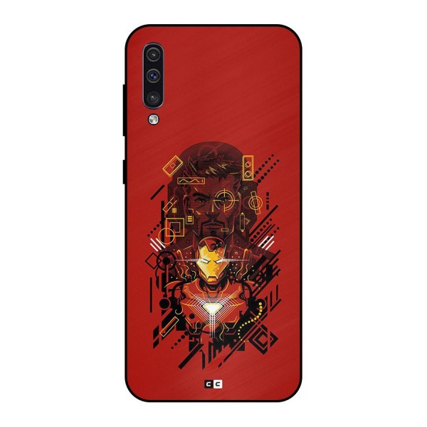 Tony Stark Metal Back Case for Galaxy A50