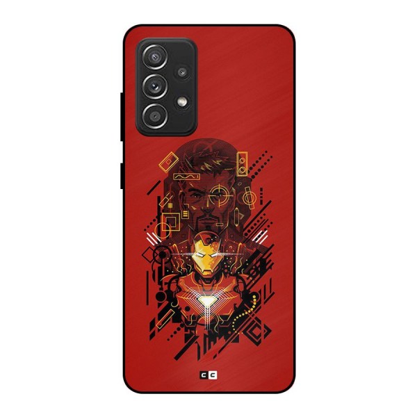 Tony Stark Metal Back Case for Galaxy A52