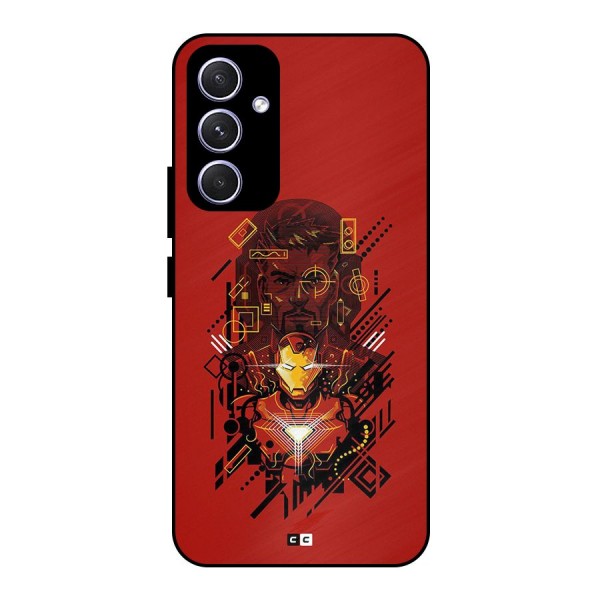 Tony Stark Metal Back Case for Galaxy A54