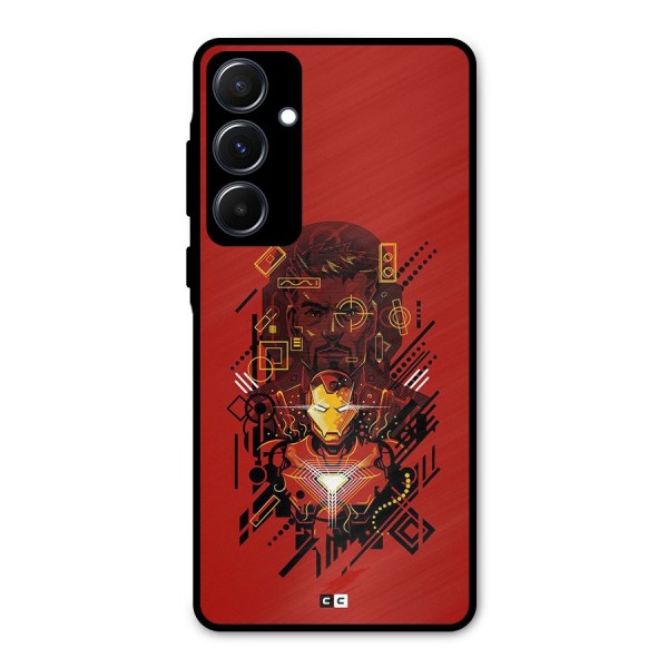 Tony Stark Metal Back Case for Galaxy A55