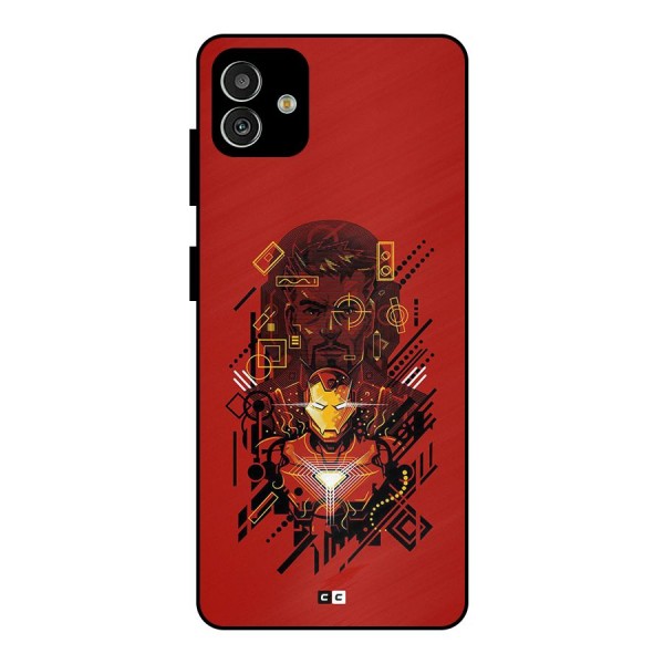 Tony Stark Metal Back Case for Galaxy M13 5G