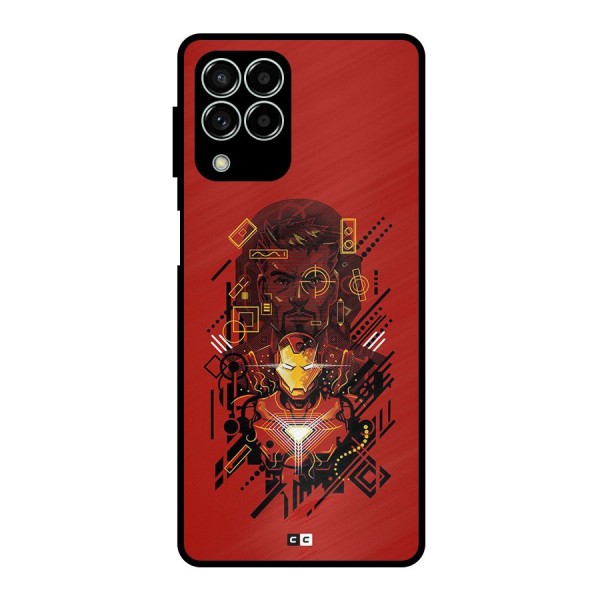 Tony Stark Metal Back Case for Galaxy M33