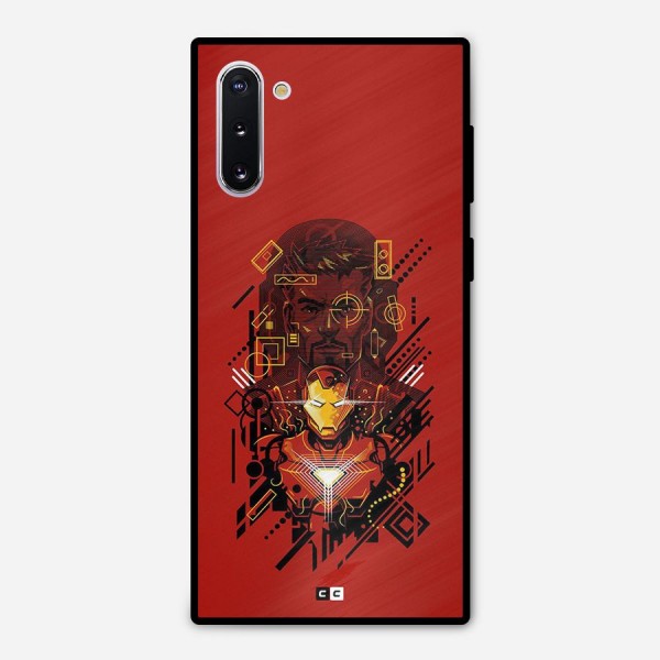 Tony Stark Metal Back Case for Galaxy Note 10