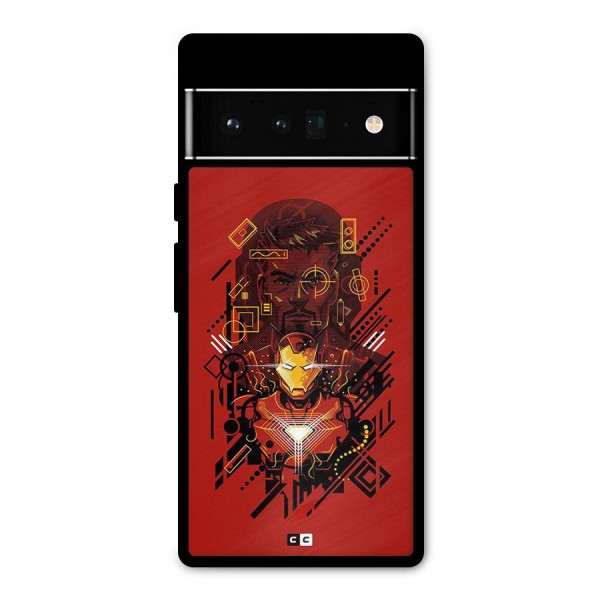 Tony Stark Metal Back Case for Google Pixel 6 Pro