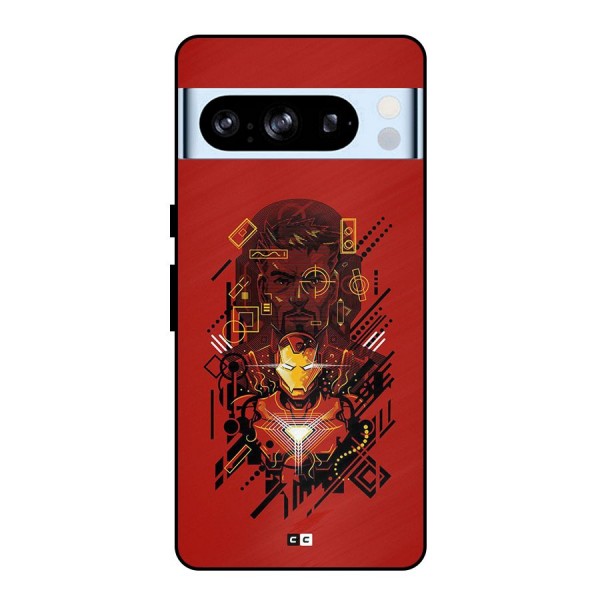 Tony Stark Metal Back Case for Google Pixel 8 Pro