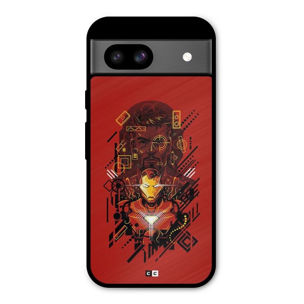 Tony Stark Metal Back Case for Google Pixel 8a