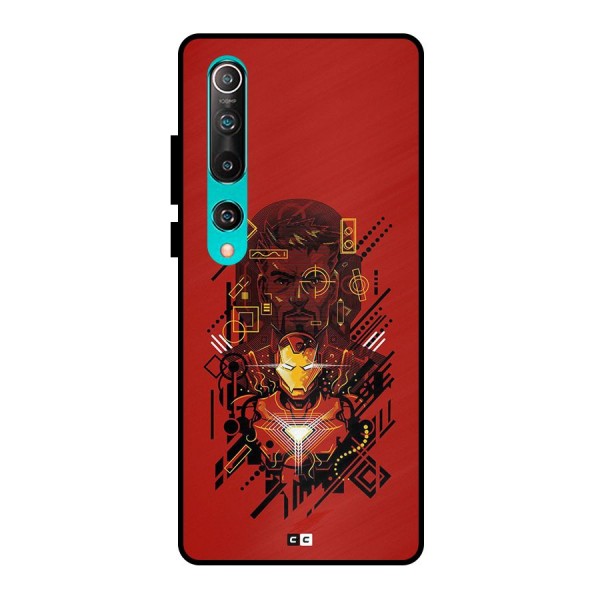 Tony Stark Metal Back Case for Mi 10