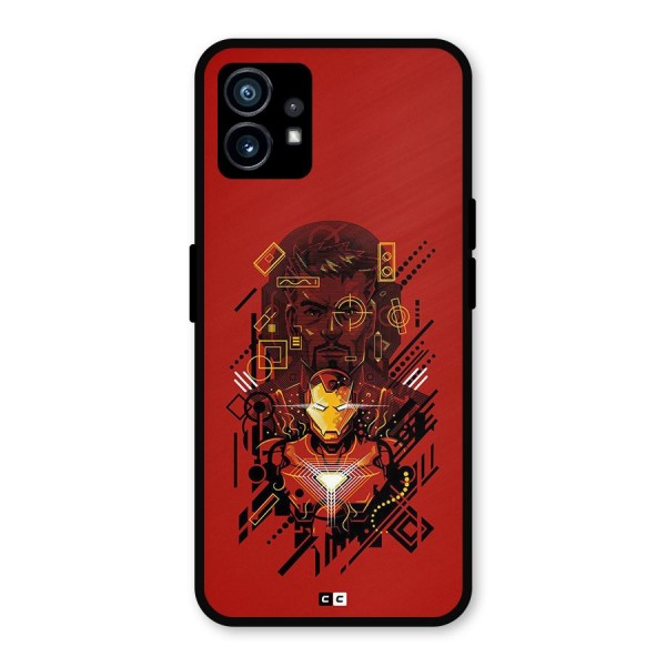 Tony Stark Metal Back Case for Nothing Phone 1