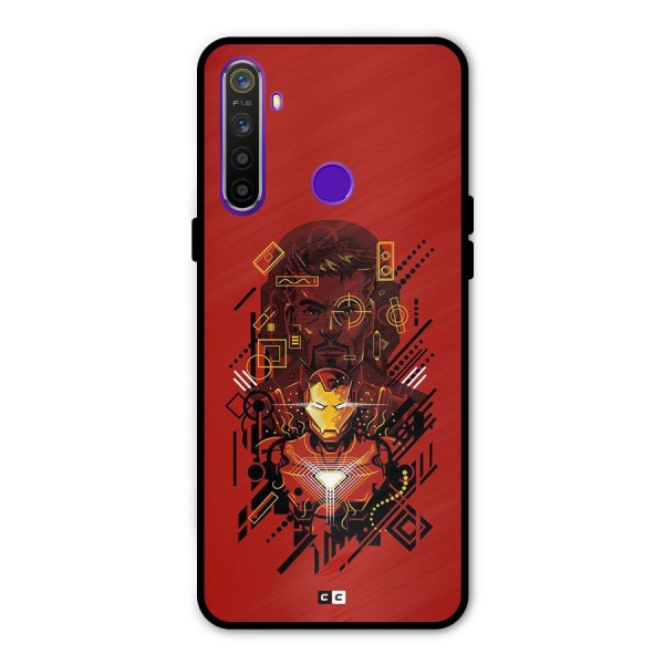 Tony Stark Metal Back Case for Realme 5