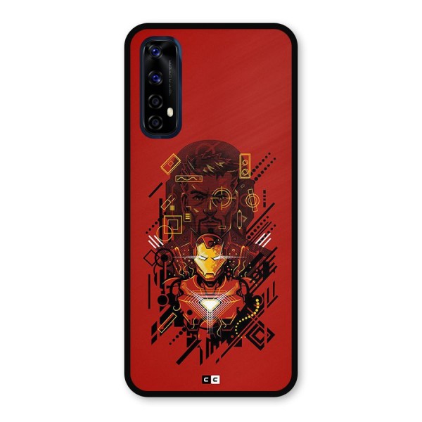 Tony Stark Metal Back Case for Realme 7