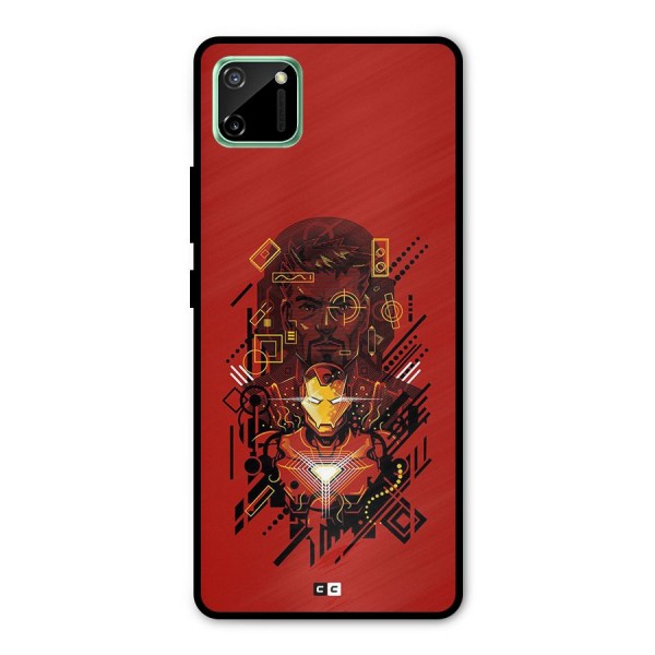 Tony Stark Metal Back Case for Realme C11