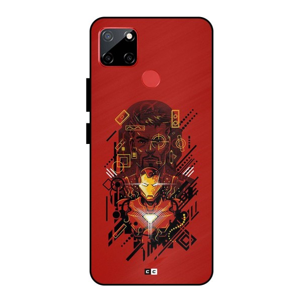 Tony Stark Metal Back Case for Realme C12