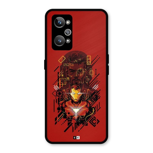 Tony Stark Metal Back Case for Realme GT 2