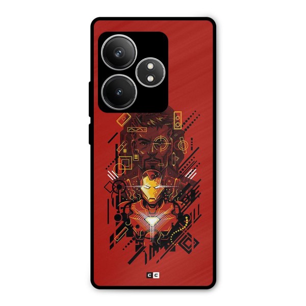 Tony Stark Metal Back Case for Realme GT 6T