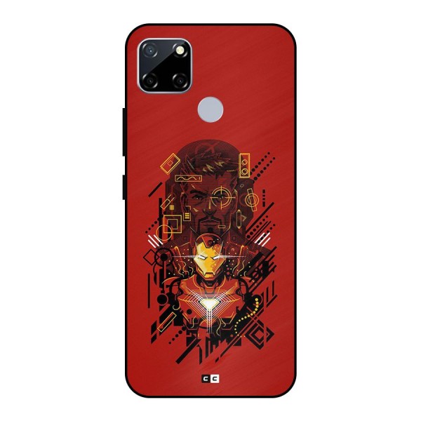 Tony Stark Metal Back Case for Realme Narzo 30A