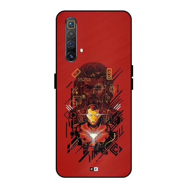 Tony Stark Metal Back Case for Realme X3