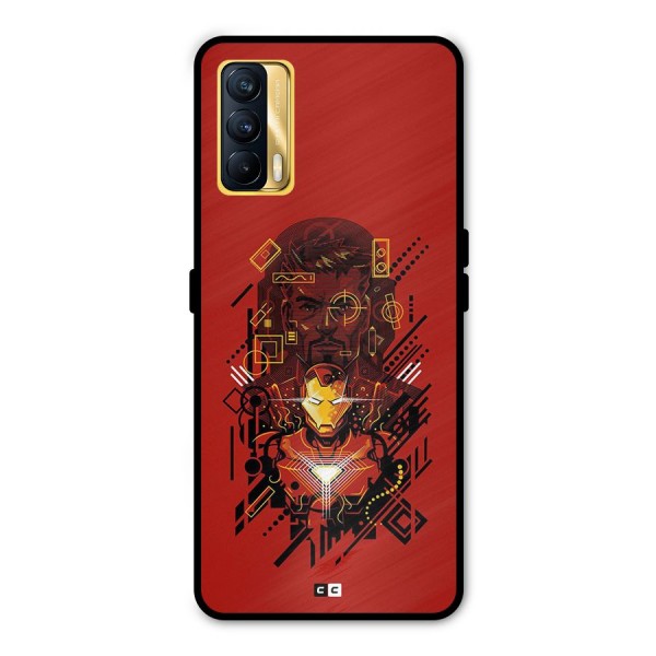 Tony Stark Metal Back Case for Realme X7