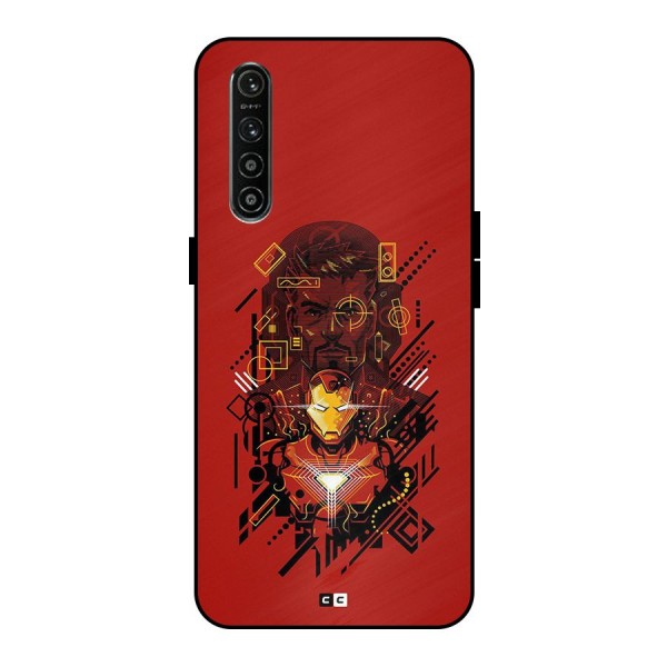 Tony Stark Metal Back Case for Realme XT