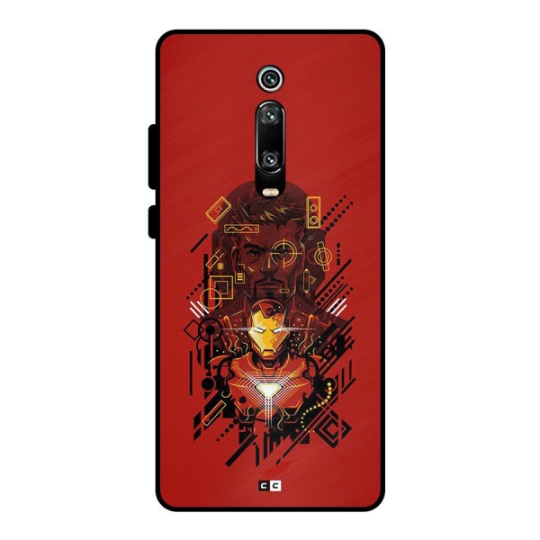 Tony Stark Metal Back Case for Redmi K20 Pro