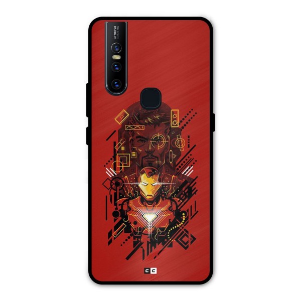 Tony Stark Metal Back Case for Vivo V15