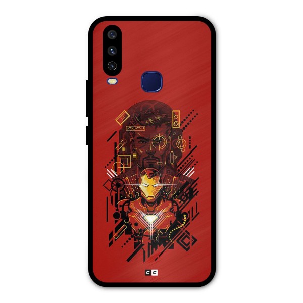 Tony Stark Metal Back Case for Vivo V17