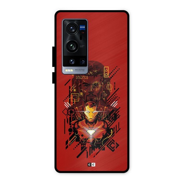 Tony Stark Metal Back Case for Vivo X60 Pro Plus