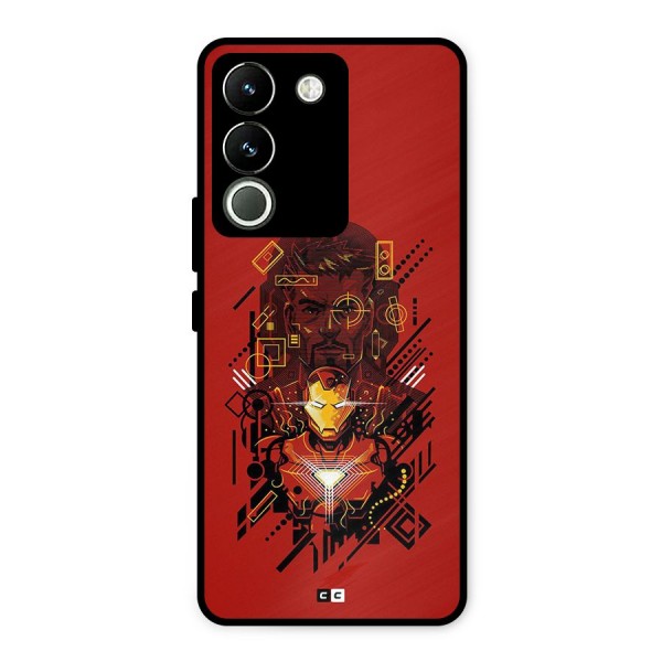 Tony Stark Metal Back Case for Vivo Y200