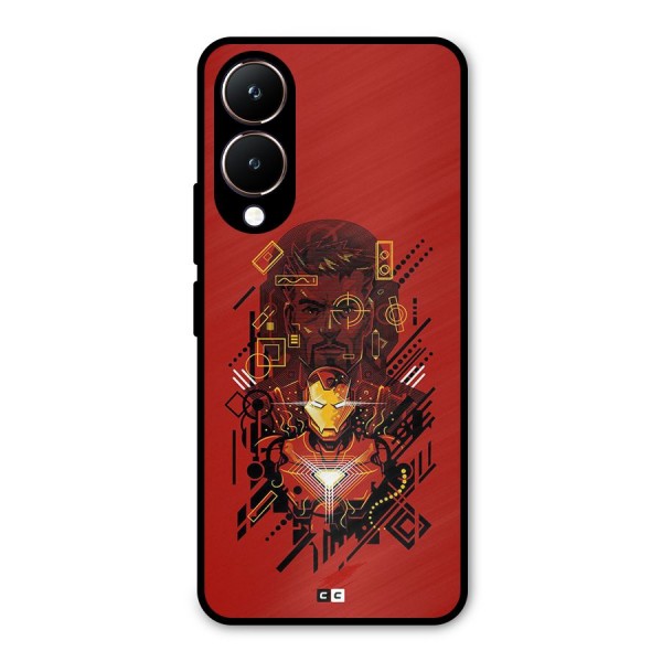 Tony Stark Metal Back Case for Vivo Y28