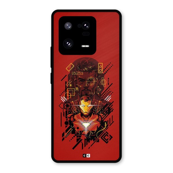 Tony Stark Metal Back Case for Xiaomi 13 Pro