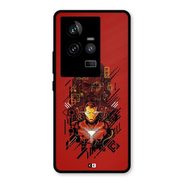 Tony Stark Metal Back Case for iQOO 11 5G