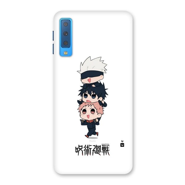 Top Gojo Squad Back Case for Galaxy A7 (2018)