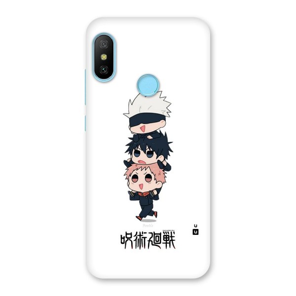 Top Gojo Squad Back Case for Redmi 6 Pro