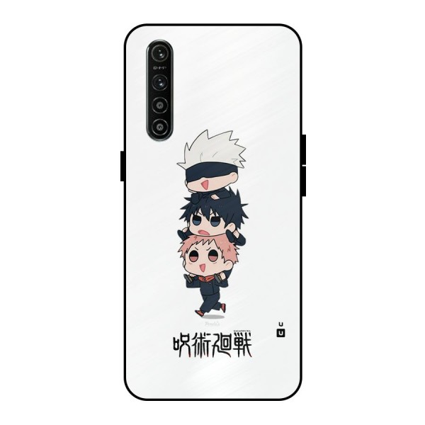 Top Gojo Squad Metal Back Case for Realme XT