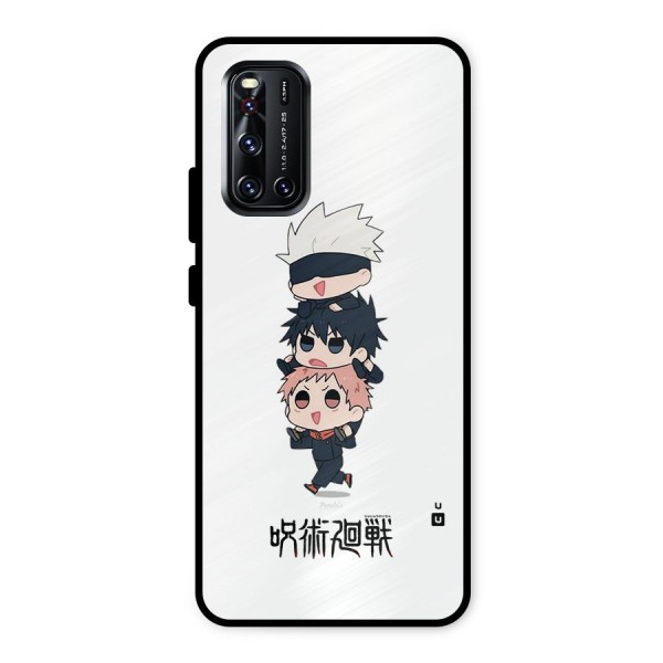 Top Gojo Squad Metal Back Case for Vivo V19