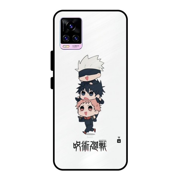 Top Gojo Squad Metal Back Case for Vivo V20 Pro