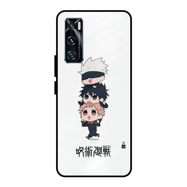 Top Gojo Squad Metal Back Case for Vivo V20 SE