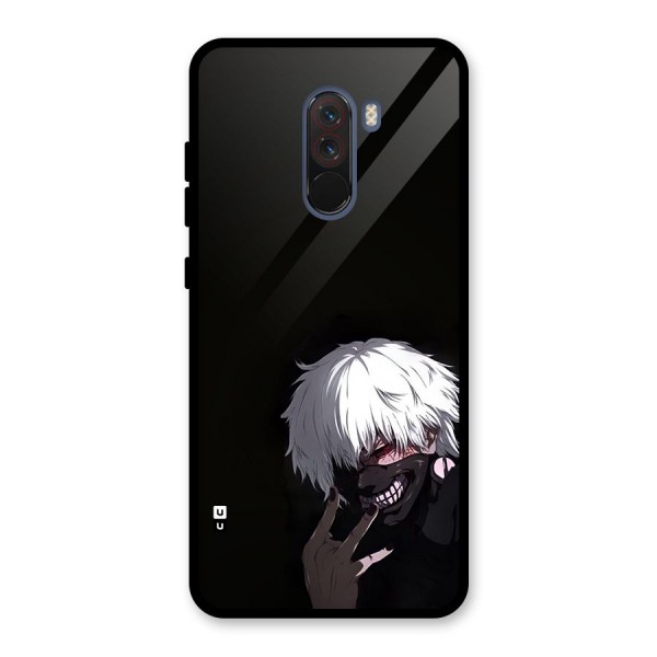 Toukyo Ghoul Kaneki Alternate Glass Back Case for Poco F1