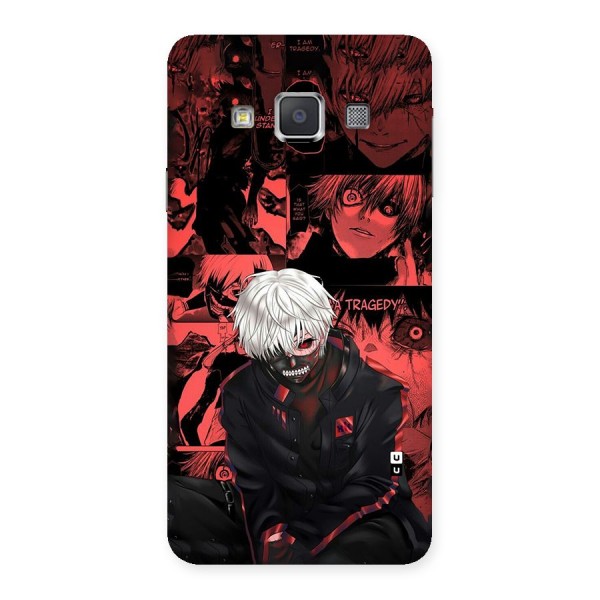 Toukyo Ghoul Kaneki Manga Back Case for Galaxy A3