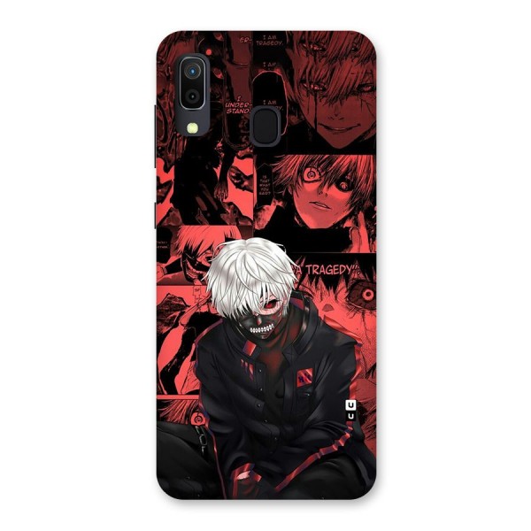 Toukyo Ghoul Kaneki Manga Back Case for Galaxy A30