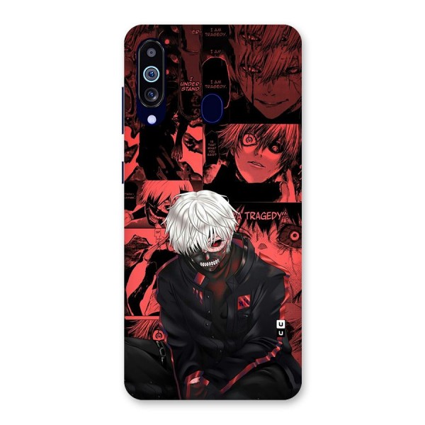 Toukyo Ghoul Kaneki Manga Back Case for Galaxy A60