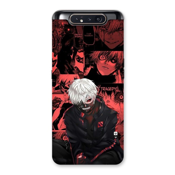 Toukyo Ghoul Kaneki Manga Back Case for Galaxy A80