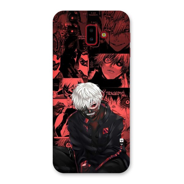 Toukyo Ghoul Kaneki Manga Back Case for Galaxy J6 Plus