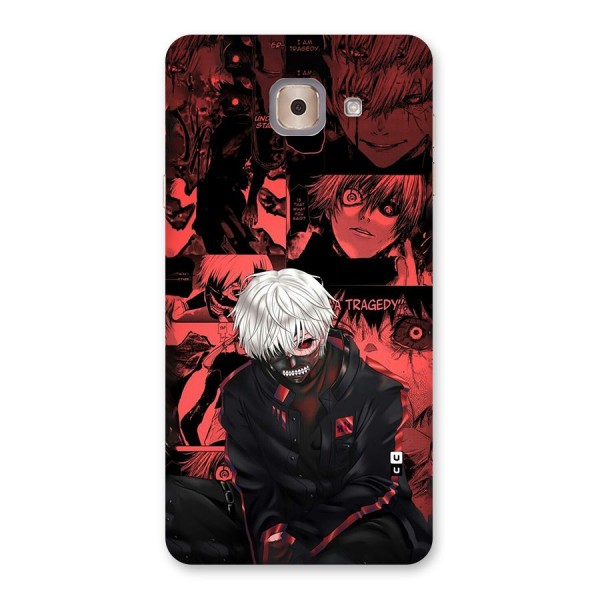 Toukyo Ghoul Kaneki Manga Back Case for Galaxy J7 Max