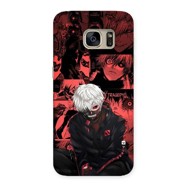 Toukyo Ghoul Kaneki Manga Back Case for Galaxy S7