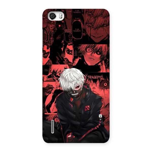 Toukyo Ghoul Kaneki Manga Back Case for Honor 6