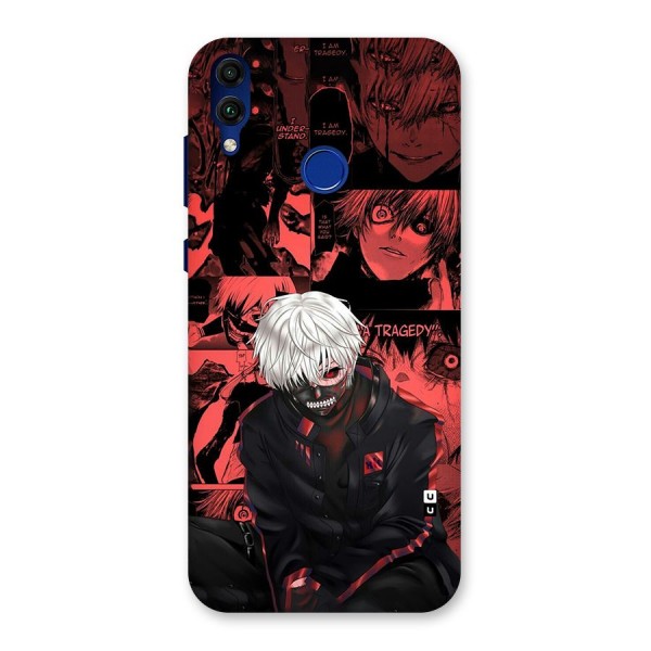 Toukyo Ghoul Kaneki Manga Back Case for Honor 8C